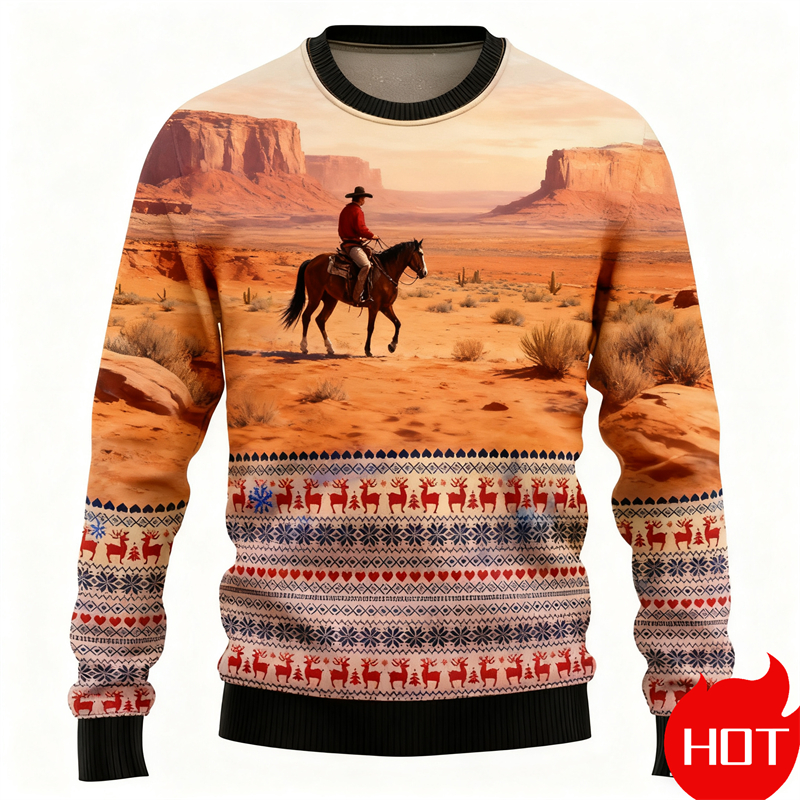 Western Cowboy Ugly Christmas  - 3D Printing Xmas incelemesi ve fiyatı