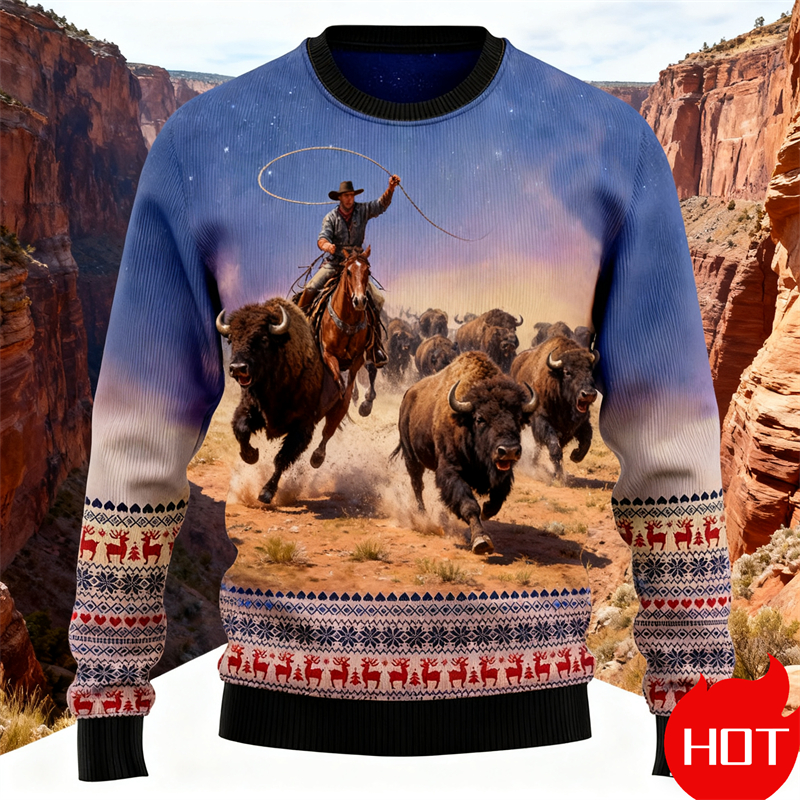 Western Cowboy Ugly Christmas  - 3D Printing Xmas incelemesi ve fiyatı