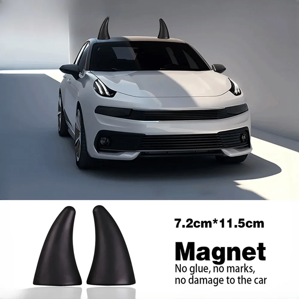 1/2PCS 3D Devil Horn Car Roof  - 3D Printing Car incelemesi ve fiyatı