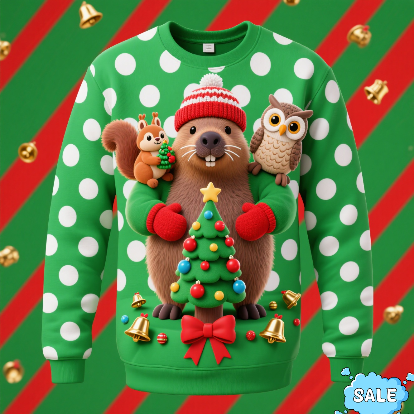 2025 New Capybara Xmas Sweater - 3D Printing Xmas incelemesi ve fiyatı