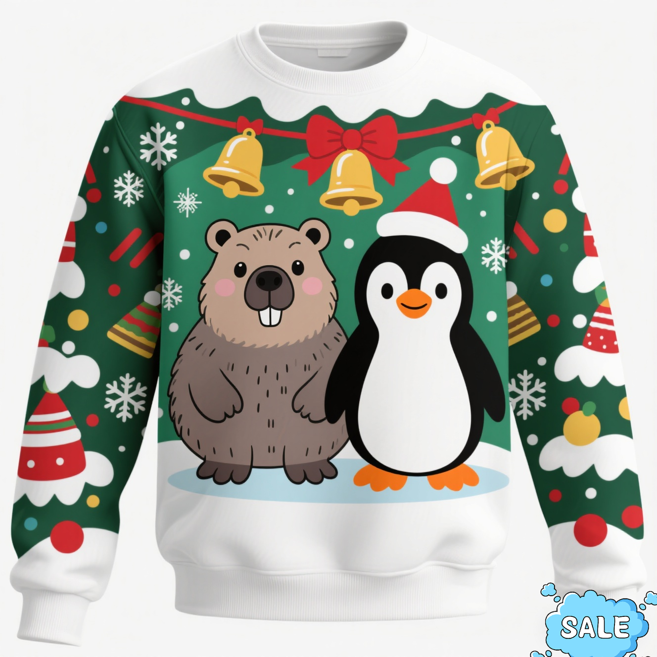 2025 New Capybara Xmas Sweater - 3D Printing Xmas incelemesi ve fiyatı