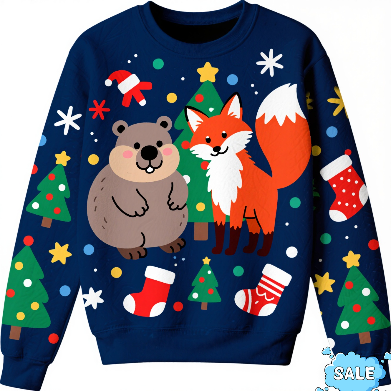 2025 New Capybara Xmas Sweater - 3D Printing Xmas incelemesi ve fiyatı