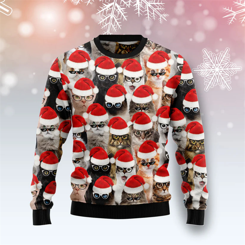 2026 New Funny Cat Pattern Ugl - 3D Printing Xmas incelemesi ve fiyatı