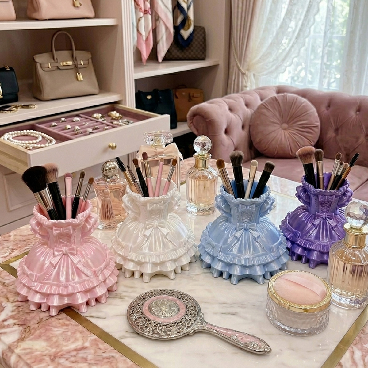 Princess Dress Makeup Brush Ho - 3D Printing Grip incelemesi ve fiyatı