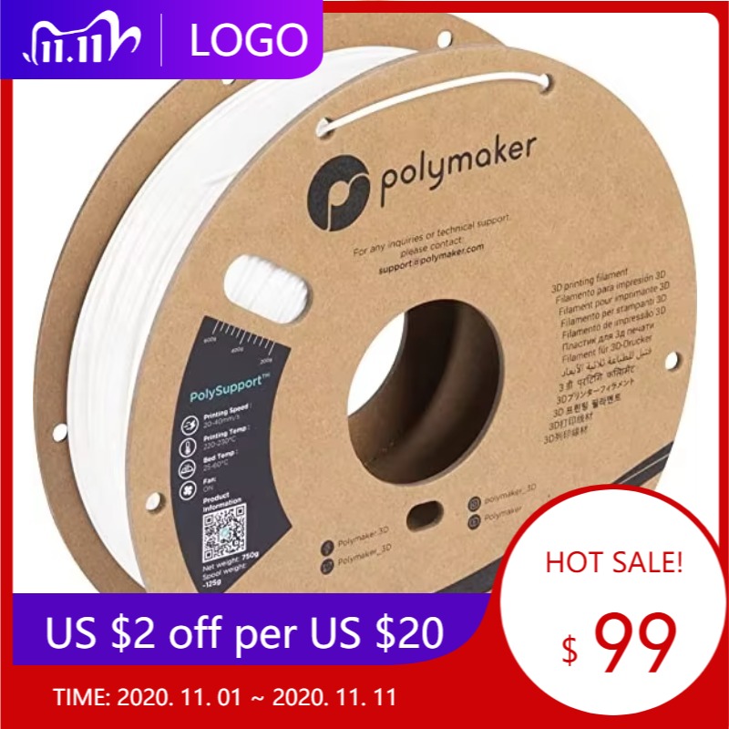 STLFPolymaker PolySupport 3D P - Pla Filament 1.75Mm incelemesi ve fiyatı