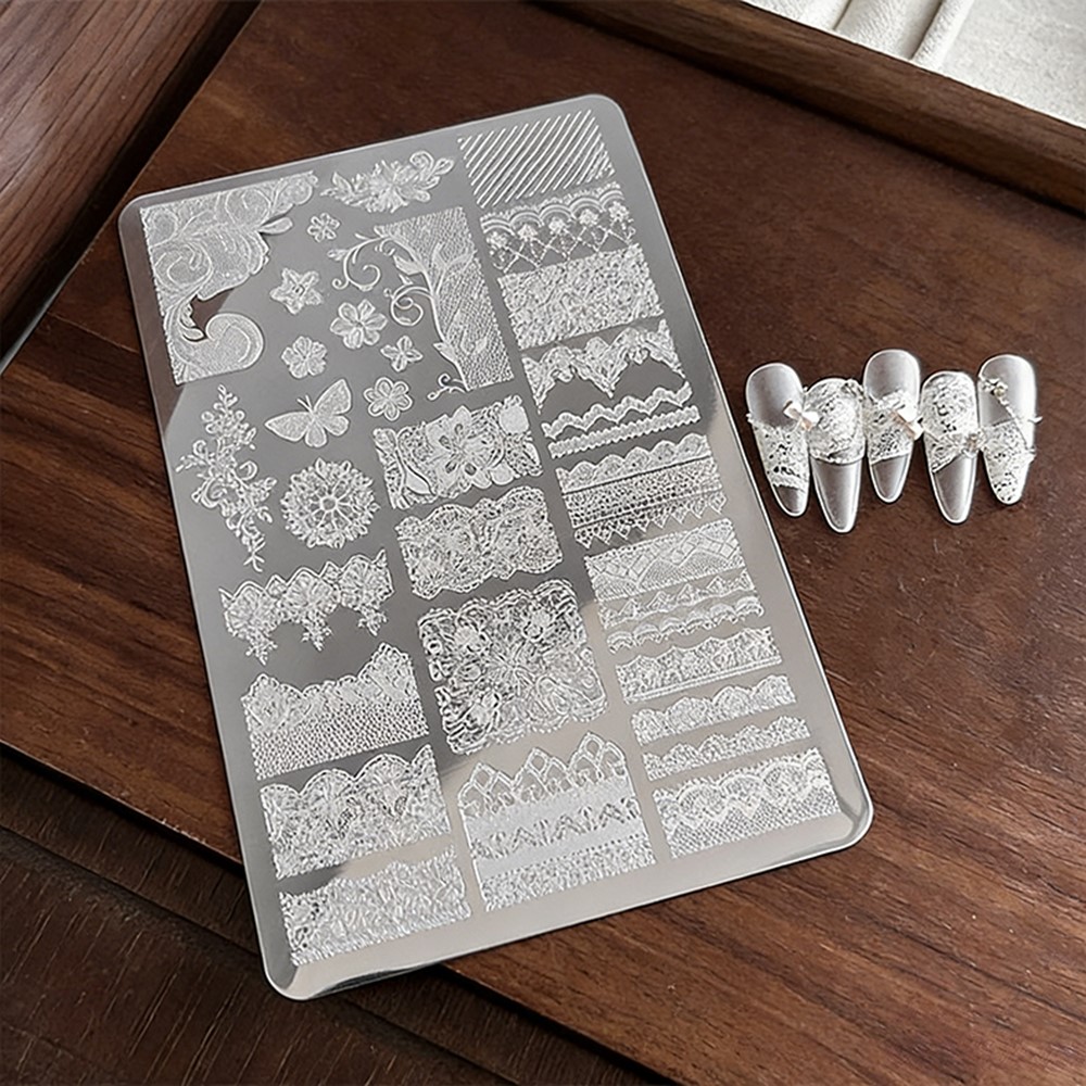 9*15cm 3D Lace Butterfly Nail  - 3D Printing Template incelemesi ve fiyatı