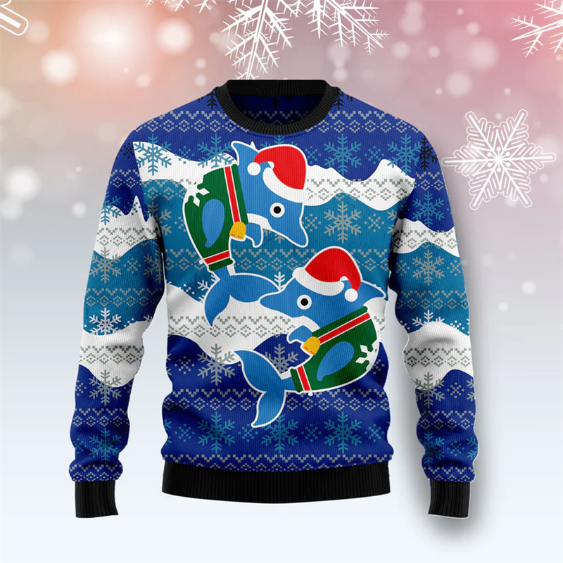 2026 New Dolphin Graphic Ugly  - 3D Printing Xmas incelemesi ve fiyatı