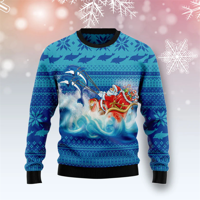2026 New Dolphin Graphic Ugly  - 3D Printing Xmas incelemesi ve fiyatı