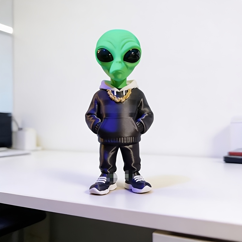 1 Piece Green Alien Figure wit - 3D Printing Drawing incelemesi ve fiyatı