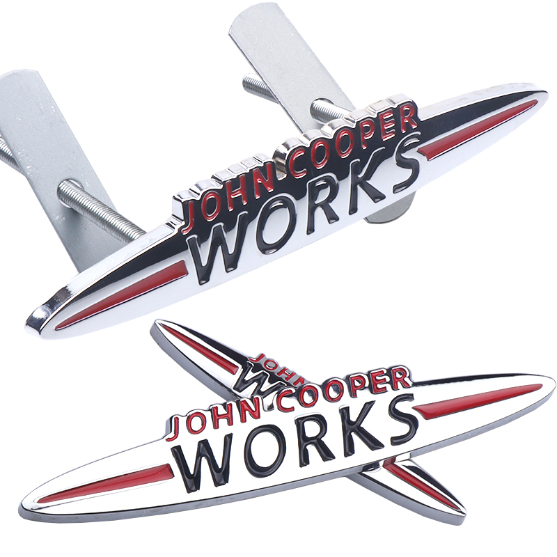 1pc 3D Metal Badge JOHN COOPER - 3D Printing Car incelemesi ve fiyatı